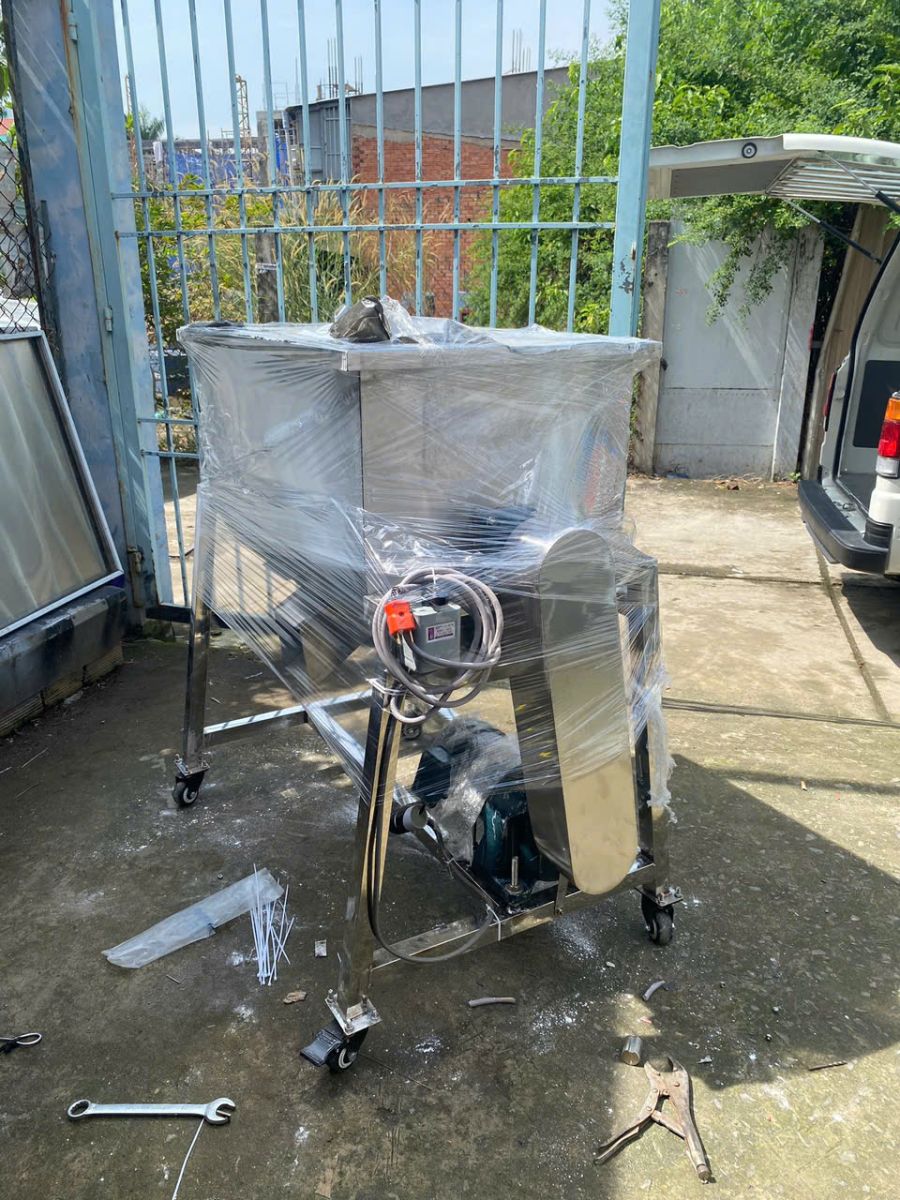 Máy Trộn Bột Inox 50kg | Cơ Khí Ngọc Tuấn