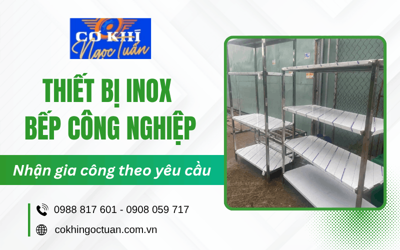 thiết bị inox bếp công nghiệp