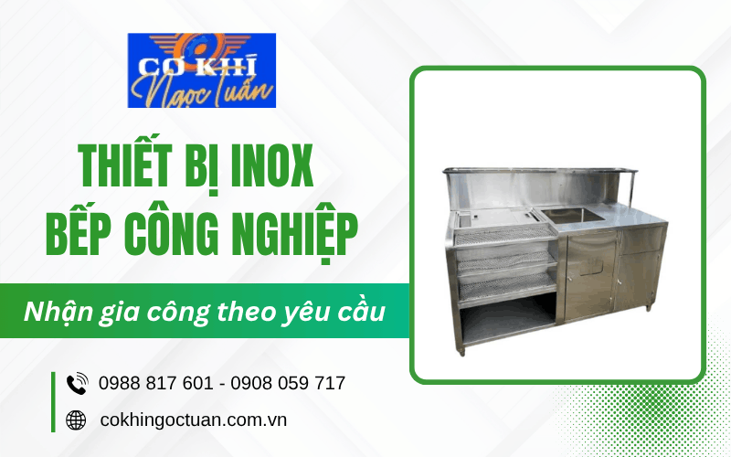 thiết bị inox bếp công nghiệp