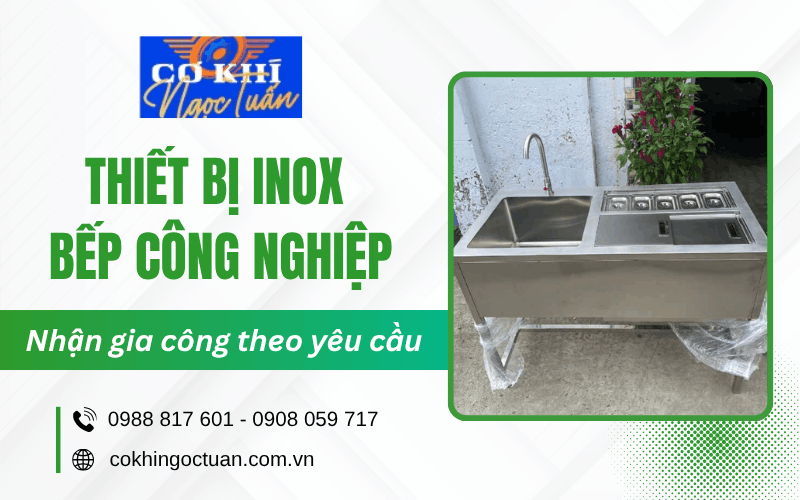 thiết bị inox bếp công nghiệp