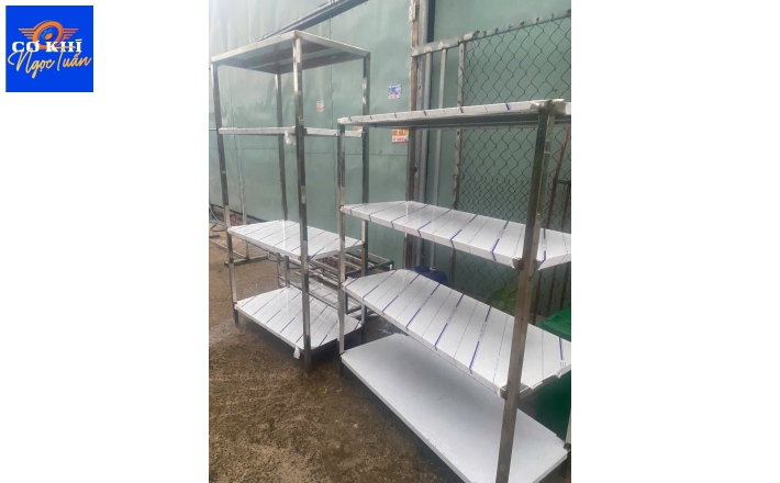 KỆ GIA DỤNG INOX 304- CƠ KHÍ NGỌC TUẤN